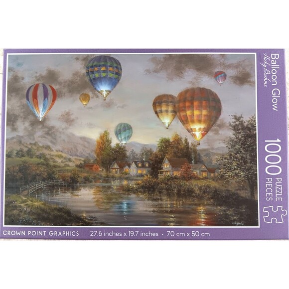 Balloon Glow 1000 Piece Jigsaw Puzzle Nicky Boehme by Crown Point Graphics - Picture 1 of 4